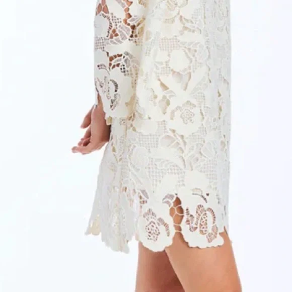 NWT 400.00 MESTIZA Mira Lace Mini Dress SMALL - Picture 4 of 6